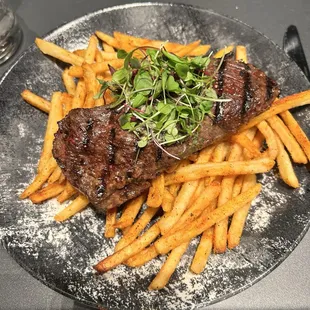 Hanger steak and frites