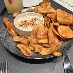 Chip and French onion dip