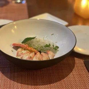 Chilled lobster salad
