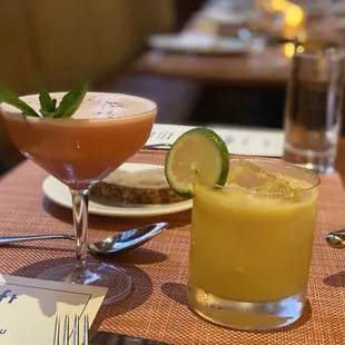 Can't remember the cocktails but remember they were amazing. Also chefs kiss to the butter served with the bread!
