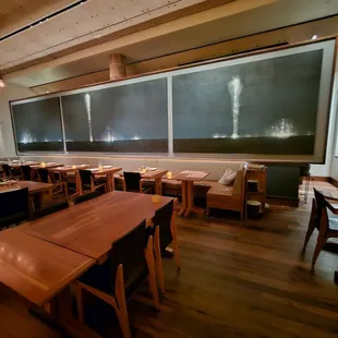 interior, sushi and sashimi