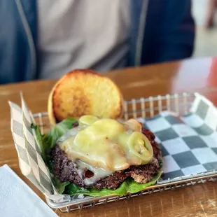 Fire starter burger