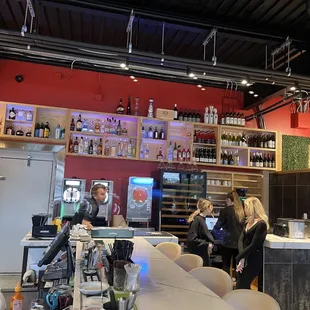 Bar area