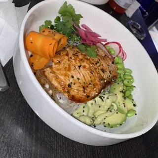 Teriyaki Miso Salmon Bowl