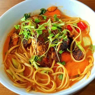 Blackened Chicken Red Curry