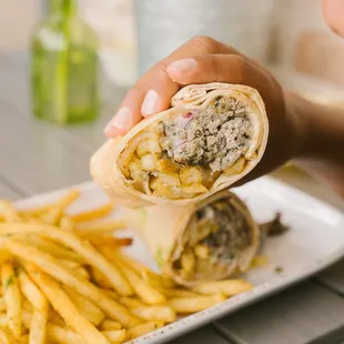 Beef Pita Gyro Style