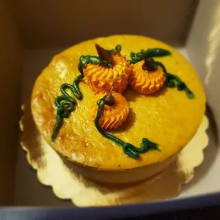 Pumpkin cheese cake.