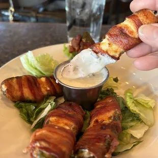 Bacon Wrapped Jalapeno Poppers