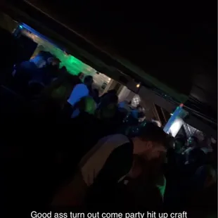 a group of people at a party