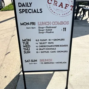 Lunch specials