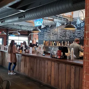 Taps and outside seating