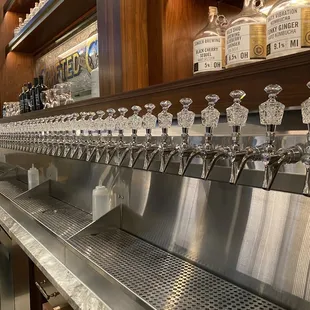 Beer taps galore!