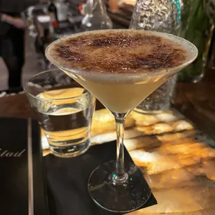 White chocolate crème brûlée