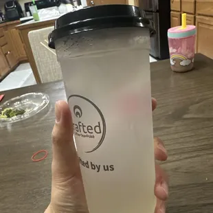 "Special" crafted limeade was just water and lime juice. Menu said sparkling.