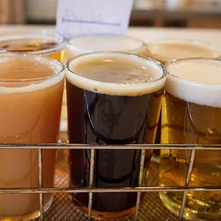 a selection of beers