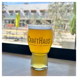 a glass of beer