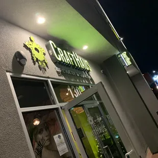 Outside