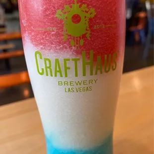 4th of July Beer Slushee!