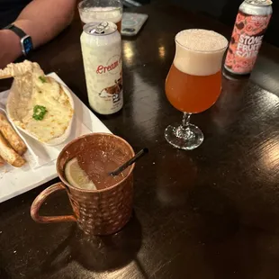 Mexican mule, Maryland Crab Dip