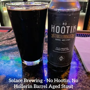 Solace Brewing - No Hootin, No Hollerin. Rarely Aged Stout