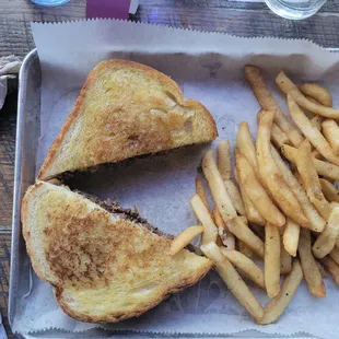 Brisket grilled cheese