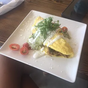 Pork Carnitas Omelette