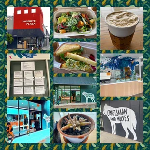 Montage of images from Craftsman and Wolves - The Den