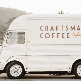 Our 1961 Citroen HY Van. We welcome classic car, motorcycle meetups, and photoshoots for branding.