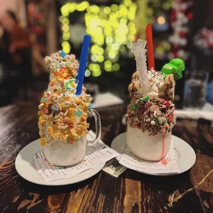 Cereal Killa Milkshake and Ugly Sweater Milkshake