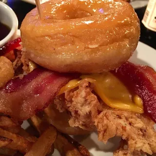 Donut Fried Chicken Sandwich