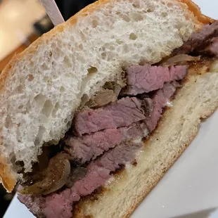 Slow Roast Tri Tip Sandwich