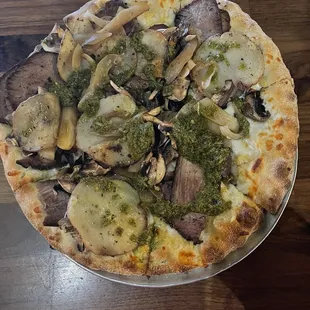 Steak and Potato Pizza