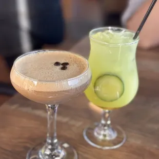 Espresso Martini &amp; Cucumber Ranch Water