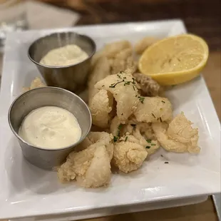 Calamari (half order, double aioli)
