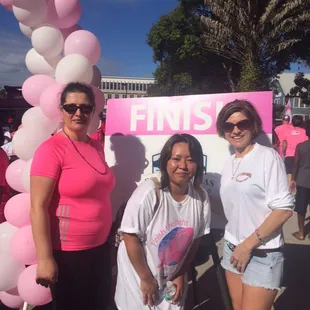 Supporting our community at the Breast Cancer Awareness Walk! Who are you saving?