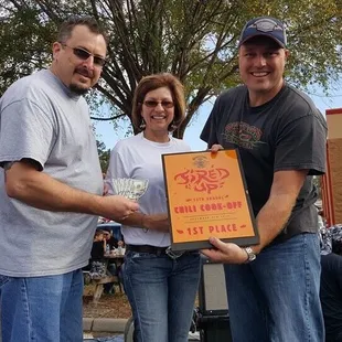 2015 GHD Annual Chili Cookoff Winner! C'mon in and have some today!