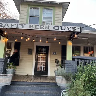 the front porch of the crafty beer guys