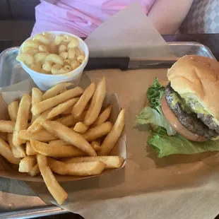 Build your own burger! Both doubles! Delish!!!