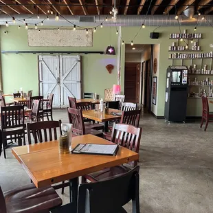 the interior of a restaurant