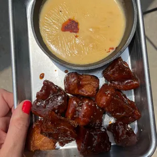 Chicken FRIED PORK BELLY