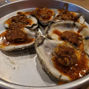 Steamed oysters with the BOOM