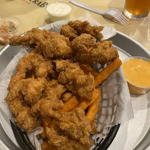 Fried Shrimp Basket (10)