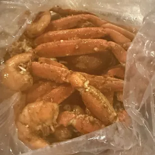 This time we had crab, shrimp, mussels, clams, potatoes and corn