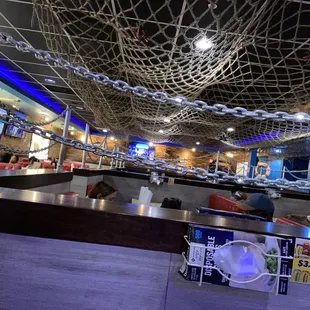 the interior of a restaurant