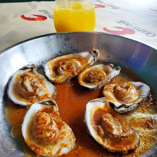 Steamed Oysters