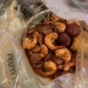 1 pound Shrimp boil with sausage