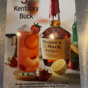 What a gorgeous day, to drink Kentucky Buck for only $9.00!  Visit us!