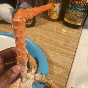 Skinny version of their &quot;king crab.&quot; Total disappointment