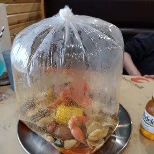 Small seafood platter