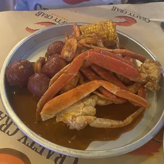 A. Snow Crab and Headless Shrimp